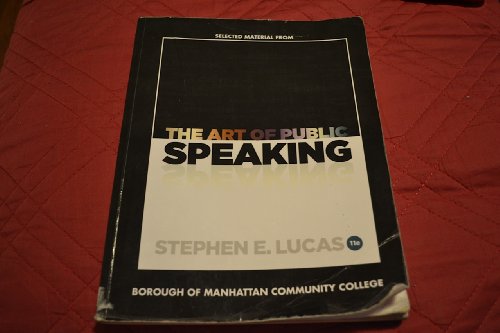 Stock image for By Stephen E Lucas - The Art of Public Speaking with Connect Plus Access Card (11th Edition) for sale by Books Unplugged