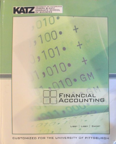 9780077622923: Financial Accounting (Customized for the University of Pittsburgh)