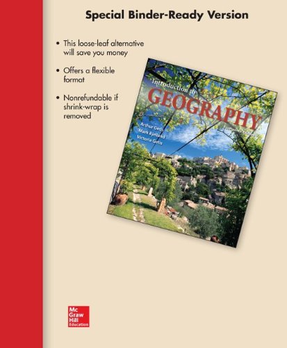 Beispielbild fr Loose Leaf Version for Introduction to Geography zum Verkauf von Textbookplaza