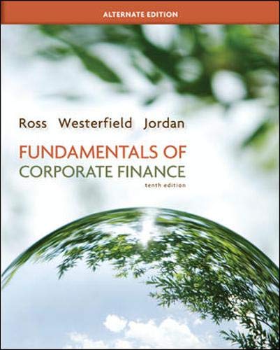 Stock image for Fundamentals of Corporate Finance Alternate Edition with Connect Plus (Mcgraw-Hill/Irwin Series in Finance, Insurance, and Real Estate) for sale by Iridium_Books