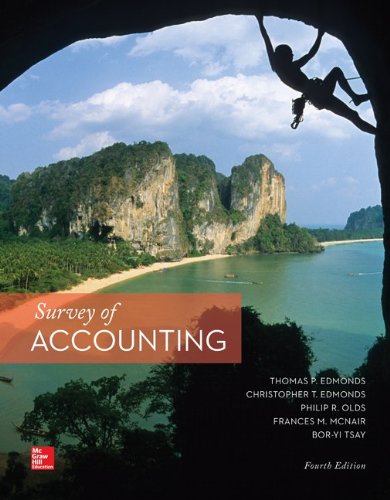 Imagen de archivo de Loose-Leaf for Survey of Accounting a la venta por Iridium_Books