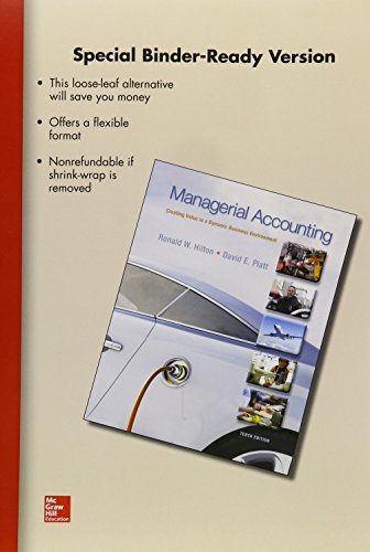 9780077632502: Managerial Accounting: Creating Value in a Dynamic Business Environment