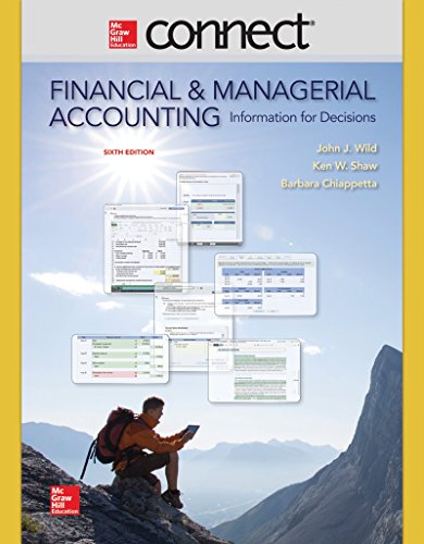 Stock image for Connect 2 Semester Access Card for Financial and Managerial Accounting for sale by BooksRun