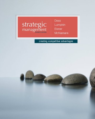 Stock image for Strategic Management: Creating Competitive Advantages for sale by HPB-Red