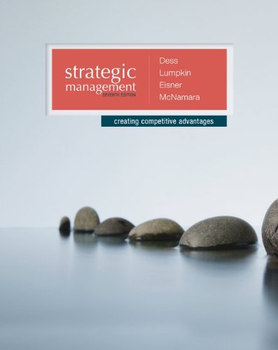 Stock image for Strategic Management: Creating Competitive Advantages for sale by BooksRun