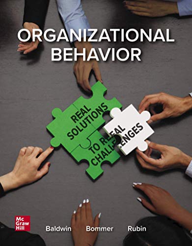Beispielbild fr Loose Leaf for Organizational Behavior: Real Solutions to Real Challenges zum Verkauf von BooksRun