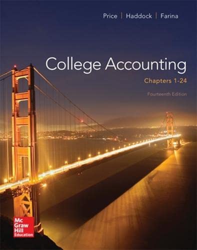 Stock image for College Accounting (Chapters 1-24) for sale by Books Unplugged