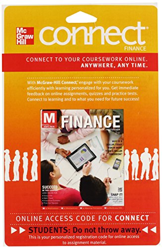 Connect Finance 1 Semester Access Card to accompany M: Finance (9780077640910) by [???]