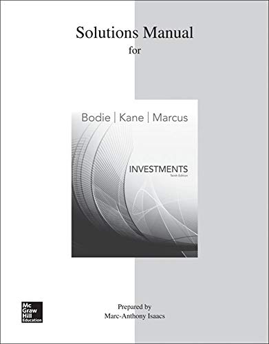 Stock image for Solutions Manual for Investments for sale by Iridium_Books
