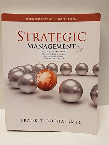 Stock image for Strategic Management for sale by Roundabout Books