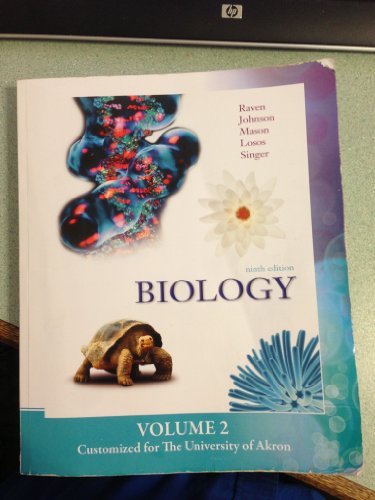 "Biology 9th Edition Volume 2 Customized for the University of Akron Customized " (9780077648299) by Peter H. Raven