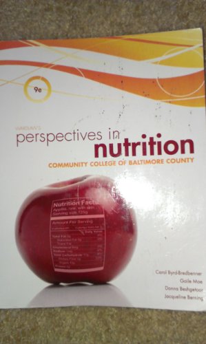 Stock image for Wardlaw's Perspectives in Nutrition: Community College of Baltimore County (Book ONLY) for sale by BookHolders