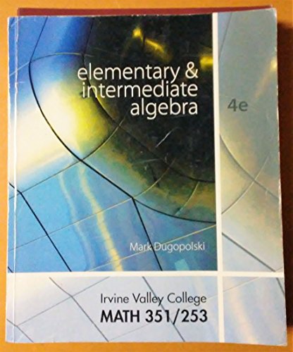 9780077652401: Elementary and Intermediate Algebra