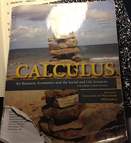 Stock image for CALCULUS F/BUS.,ECON,+SOCIAL.>CUSTOM< for sale by ThriftBooks-Dallas