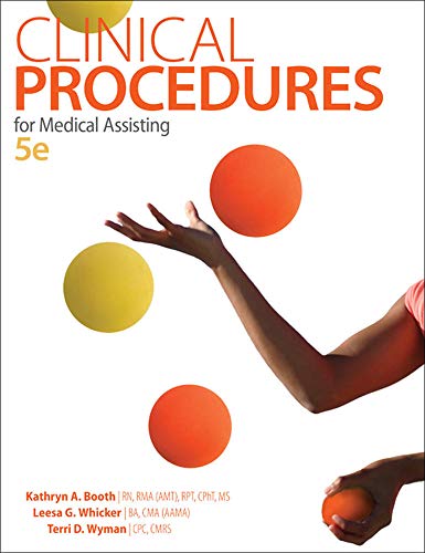 Beispielbild fr Clinical Procedures for Medical Assisting zum Verkauf von ThriftBooks-Atlanta