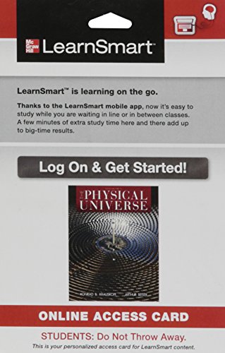 LearnSmart Access Card for The Physical Universe (9780077658793) by [???]