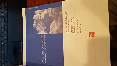 Beispielbild fr Microeconomics : Principles, Problems, & Policies zum Verkauf von Better World Books