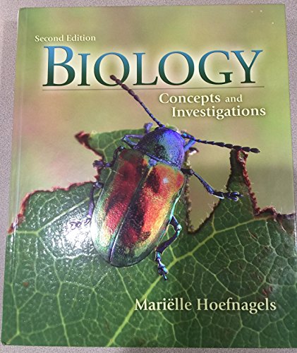 9780077666859: Biology Concepts and Investigations, 2nd edition Community College of Philadelphia (CCP)