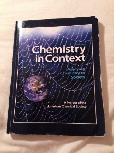 9780077676100: Chemistry in Context (Chemistry in Context: Applying Chemistry to Society Seventh Edition)