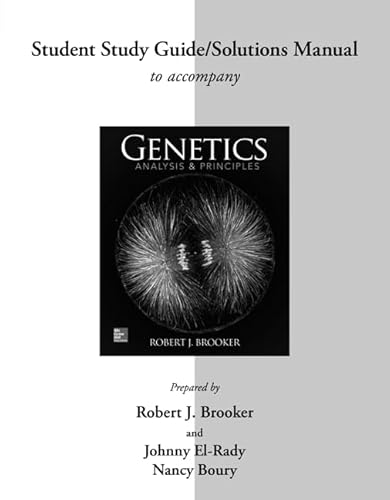 Stock image for Student Study Guide/Solutions Manual for Genetics for sale by HPB-Red