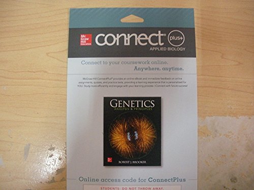 Imagen de archivo de Connect Access Card for Genetics a la venta por Bulrushed Books