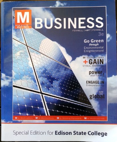 M: Business (9780077677510) by O.C. Ferrell