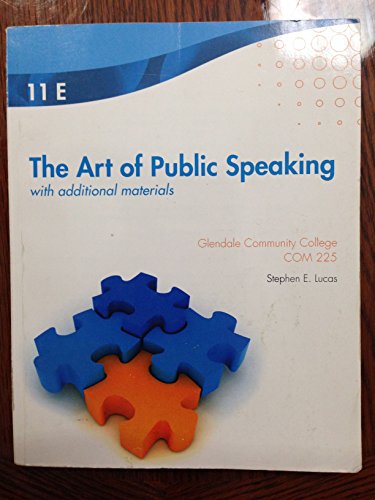 Imagen de archivo de The Art Public Speaking a la venta por Better World Books