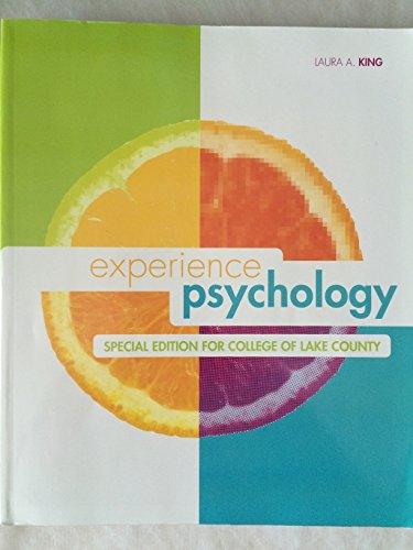 Stock image for Experience Psychology (Special Edition for College of Lake County) for sale by HPB-Red