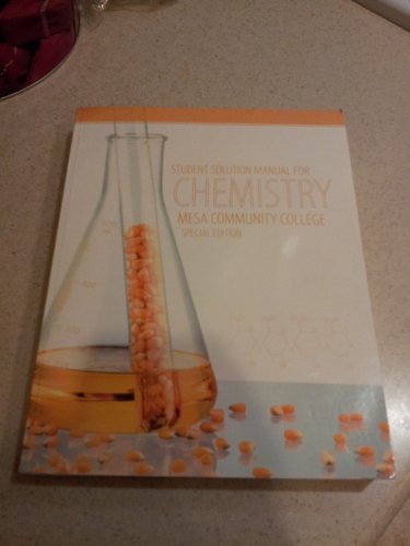 Chemistry: Mesa Community College Special Edition (9780077687045) by Raymond Chang,Ken Goldsby