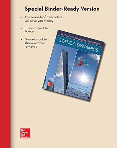Beispielbild fr Loose Leaf for Vector Mechanics for Engineers: Statics and Dynamics zum Verkauf von BooksRun