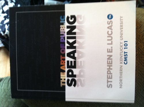 9780077687885: ART OF PUBLIC SPEAKING-TEXT >CUSTOM< by Lucas - Adler - Elmhorst (2012-08-01)