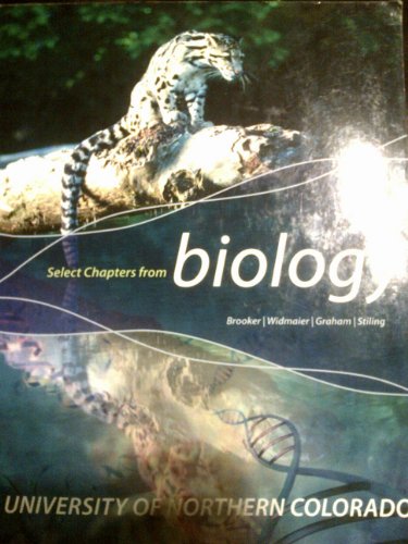 Select Chapters from Biology (University of Northern Colorado) (9780077688462) by Robert J. Brooker