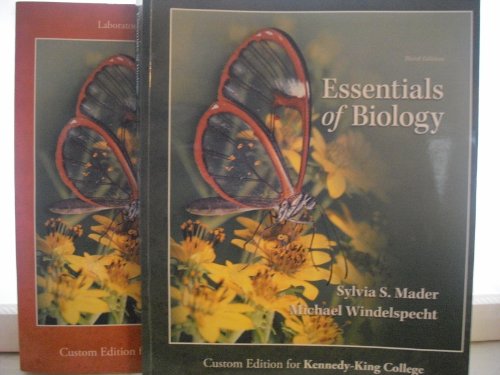 9780077689940: Essentials of Biology Third Edition (Custom Edition for Kennedy King College) and Laboratory Manual