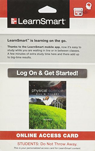 LearnSmart Access Card for Physical Science (9780077695903) by [???]