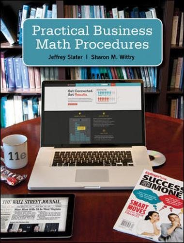 Beispielbild fr Practical Business Math Procedures with Handbook, Student DVD, and WSJ insert zum Verkauf von SecondSale