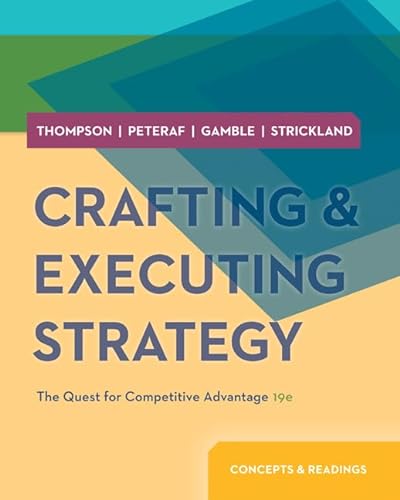 Stock image for Crafting and Executing Strategy: Concepts & Readings with BSG & GLO-BUS Access Card for sale by Iridium_Books