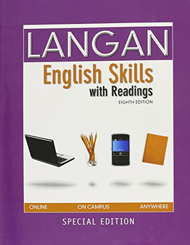 Beispielbild fr Langan English skills with readings (2012) zum Verkauf von ThriftBooks-Dallas