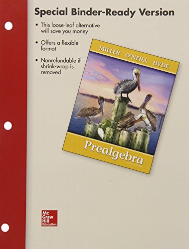 9780077727178: Loose Leaf for Prealgebra