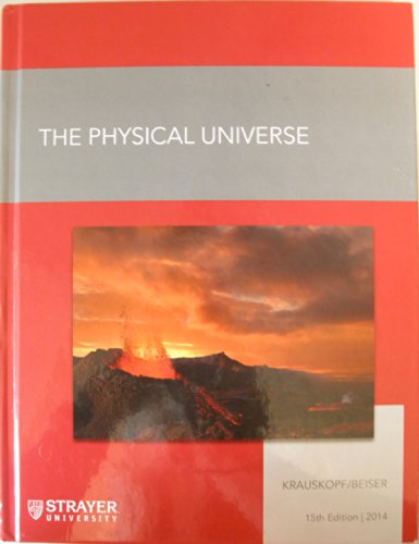 Imagen de archivo de The Physical Universe - Strayer SCI 110 a la venta por Wonder Book