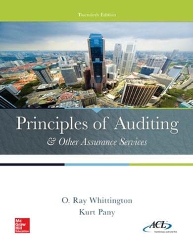 9780077729141: Principles of Auditing & Other Assurance Services