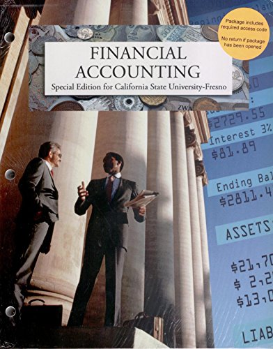 9780077733148: Financial Accounting (Special Edition for Calif. State Univ. Fresno)