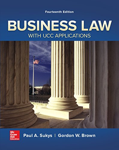 Stock image for Business Law with UCC Applications for sale by Goodwill of Colorado