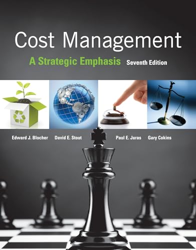 Imagen de archivo de Cost Management: a Strategic Emphasis a la venta por Better World Books