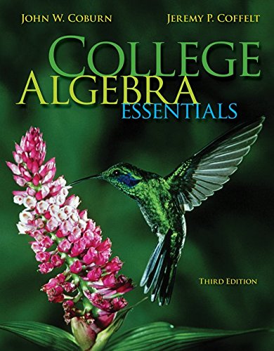 College Algebra Essentials with ALEKS 18 Week Access Card (9780077734237) by Coburn, John; Coffelt, Jeremy