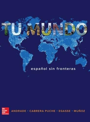 Stock image for Tu mundo for sale by Revaluation Books