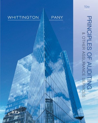 Beispielbild fr Principles of Auditing and Other Assurance Services with ACL Software CD + Connect Plus zum Verkauf von TextbookRush