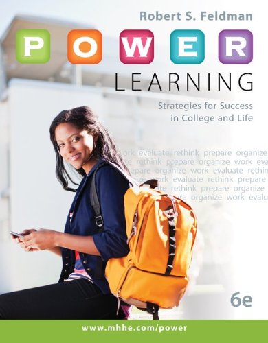 Beispielbild fr P.O.W.E.R. Learning: Strategies for Success in College and Life with Connect Plus Access Code zum Verkauf von ThriftBooks-Atlanta