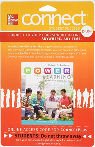 Connect Access Card for P.O.W.E.R. Learning: Foundations of Student Success (9780077766320) by [???]