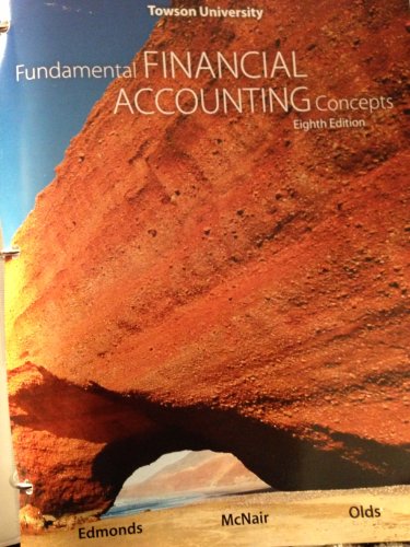 Stock image for Fundamental Financial Accounting Concepts for Towson University (Fundamental Financial Accounting Concepts) for sale by Irish Booksellers