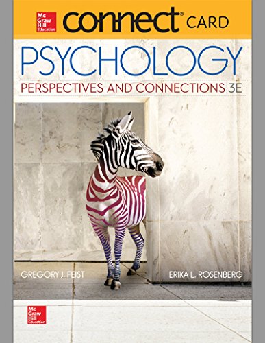 9780077773960: Connect Access Card for Psychology: Perspectives & Connections